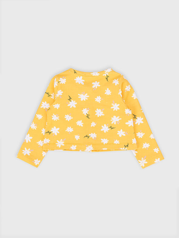 Yellow jacket with floral motifs - 2