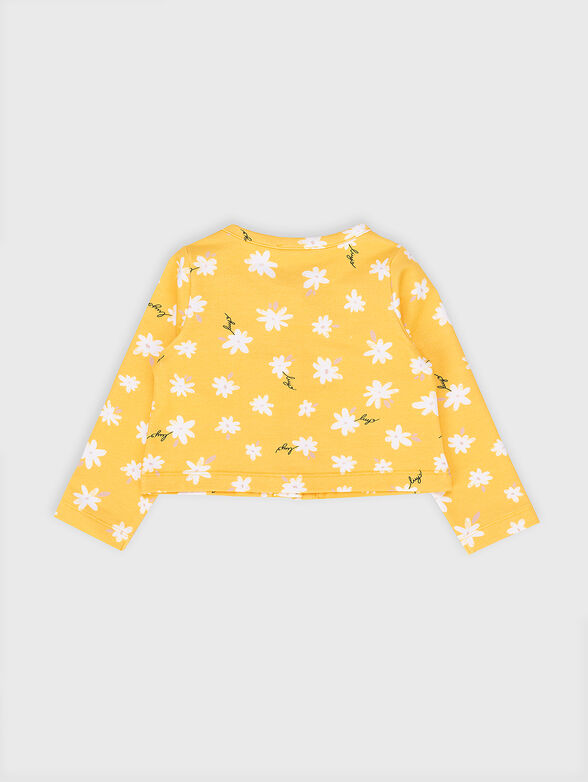 Yellow jacket with floral motifs - 2