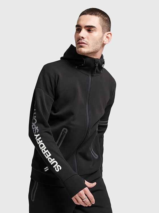GYMTECH sweatshirt with hood and zip - 1