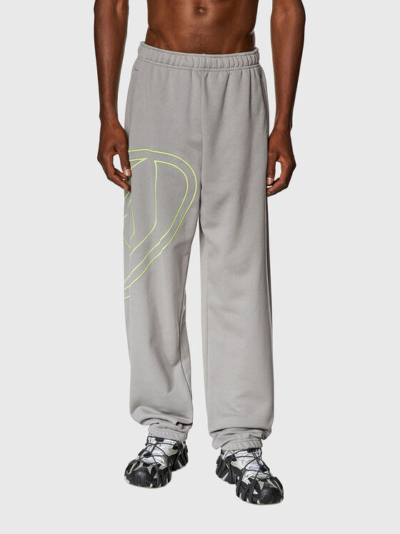 Logo-embroidered sweatpants in black  - 1
