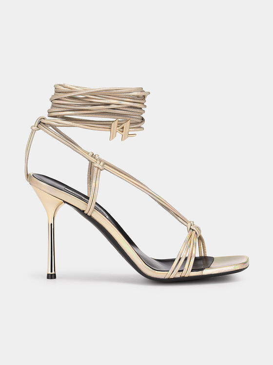 GALA gold heeled sandals - 1