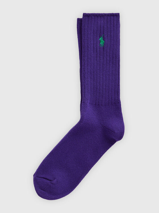 COLOR SHOP socks in purple - 1