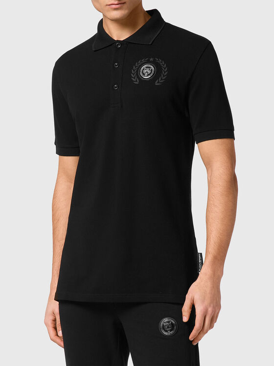 Tricou polo CARBON TIGER negru - 1