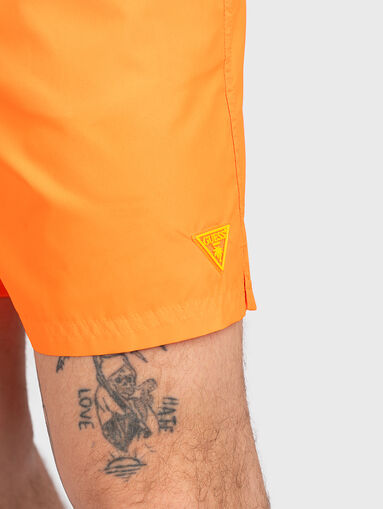 Orange beach shorts - 3