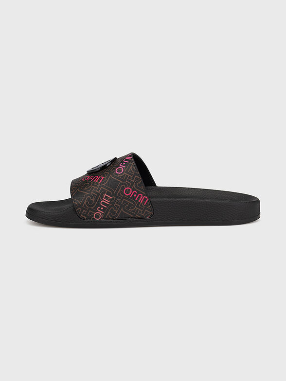 KOS 07 beach slippers with contrasting logo print - 4