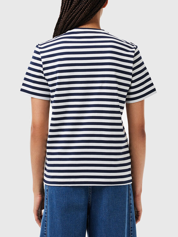Cotton striped T-shirt  - 3