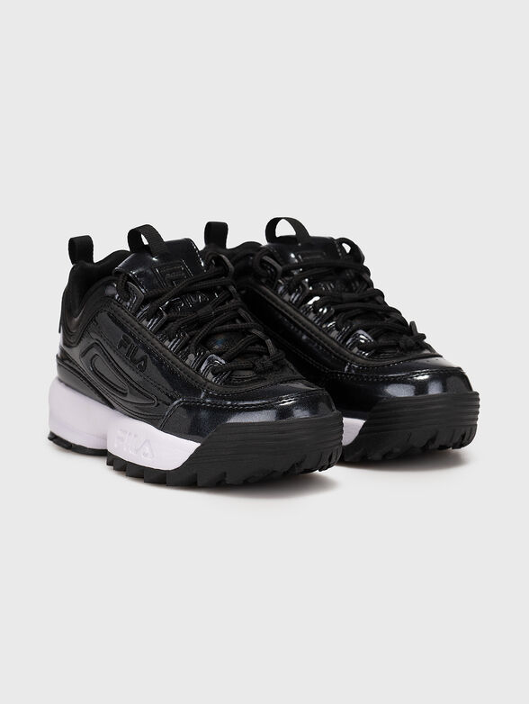 DISRUPTOR F black sneakers with logo detail - 2