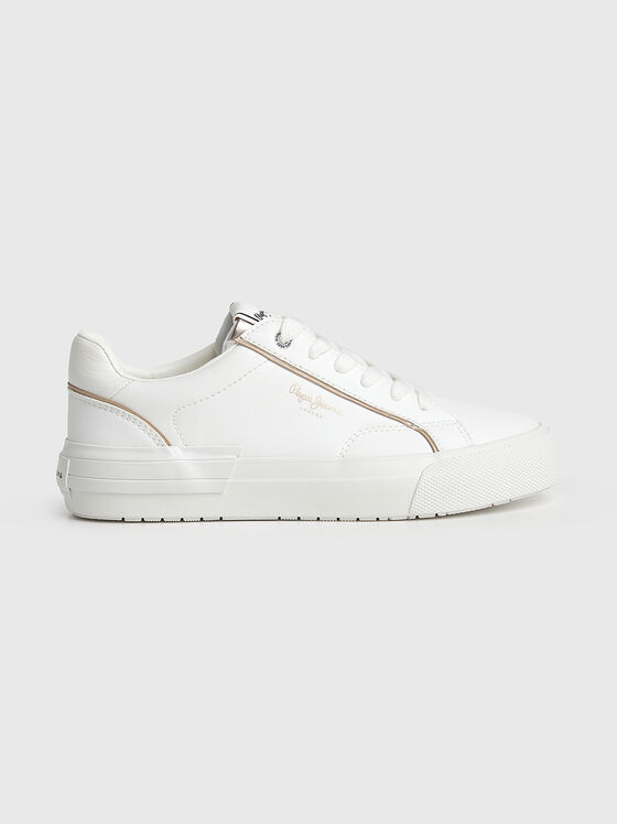Adidași albi ALLEN LOW - 1