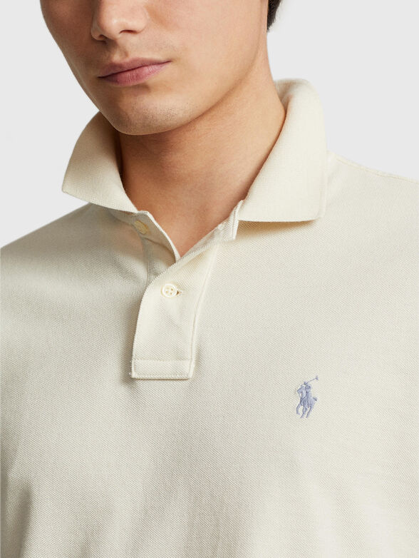 Ecru Polo Shirt - 4