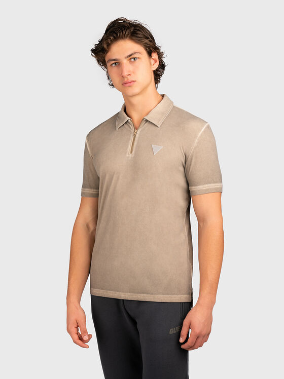 Polo shirt with logo detail - 1