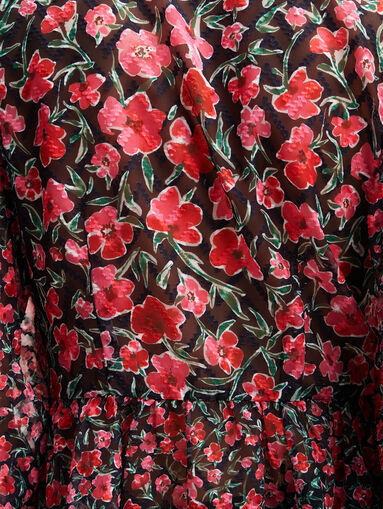 Blouse with floral print - 4
