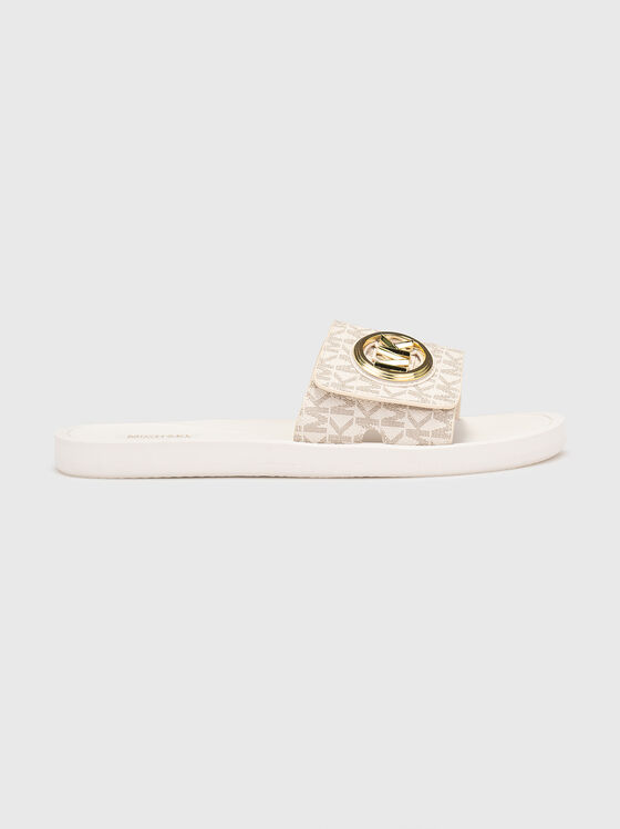 Papuci CHARM cu detaliu logo - 1