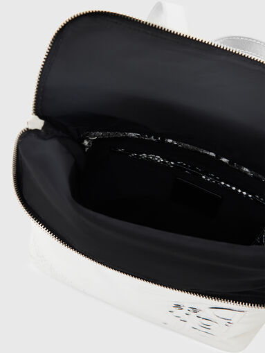 DELTA silver-colored backpack - 4
