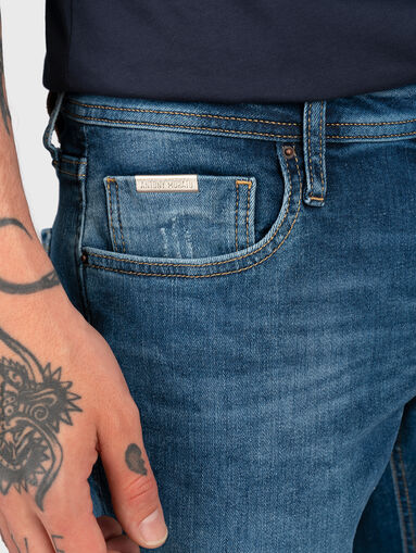 GEEZER blue slim jeans - 4