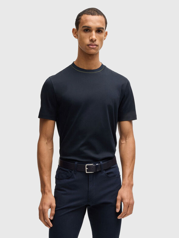 H-TESSLER T-shirt with accent stitching - 1