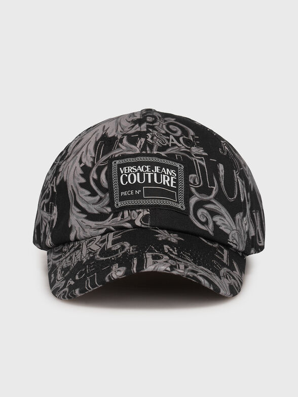 Baseball cap with contrasting baroque print - 1
