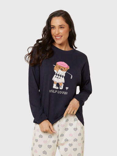 GOLF CLUB two-piece cotton pajamas - 3