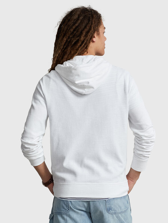Sweatshirt with zip and hood - 3