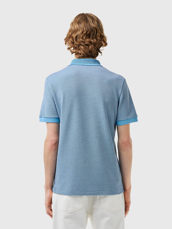 Piqué contrast collar polo - 3