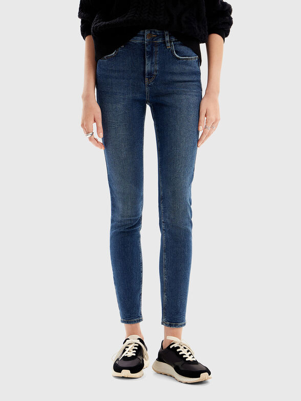 LIA dark blue skinny jeans - 1
