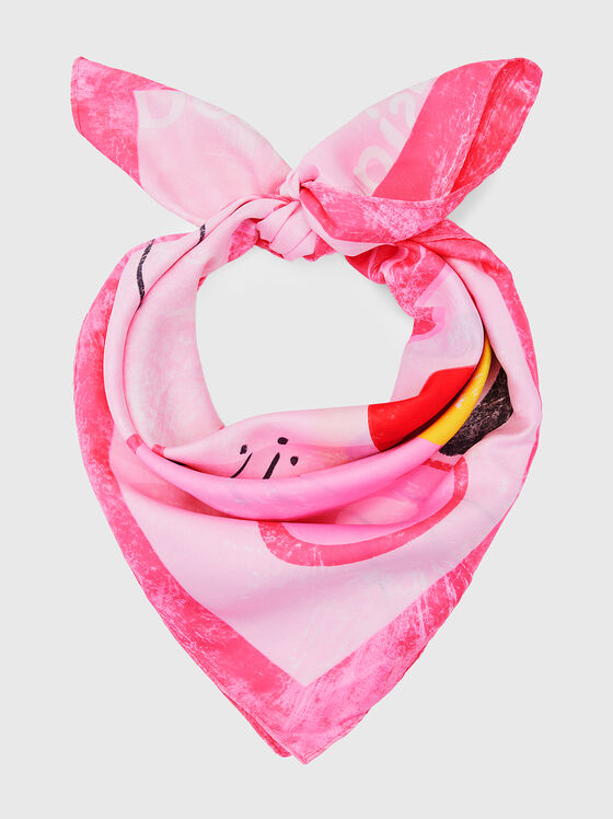 PINK PANTHER scarf in fucsia color - 1