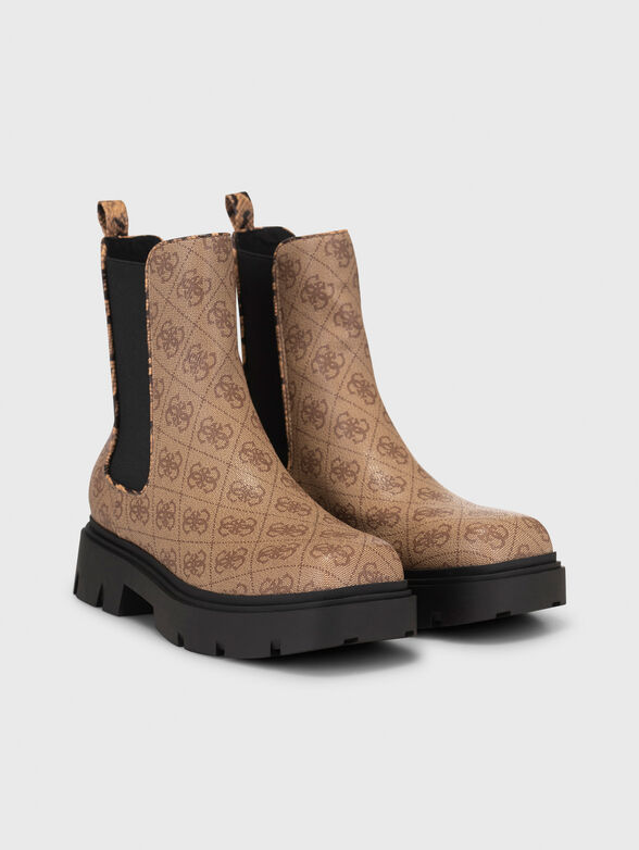 REYON boots with monogram print - 2