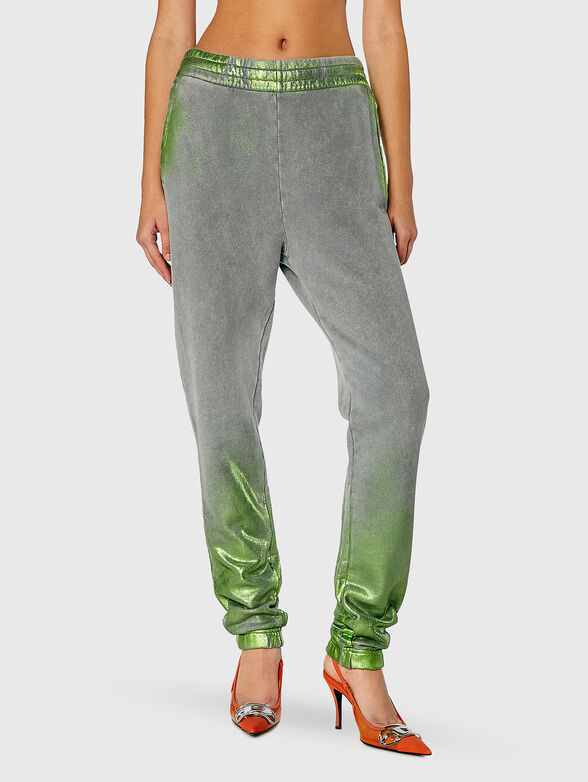 Waxed effect sweatpants - 1