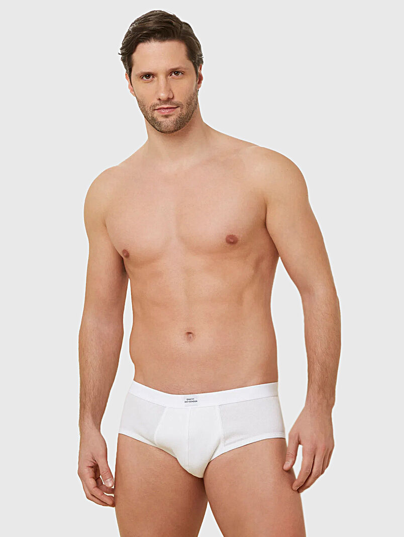 DAILY RIB white briefs - 3