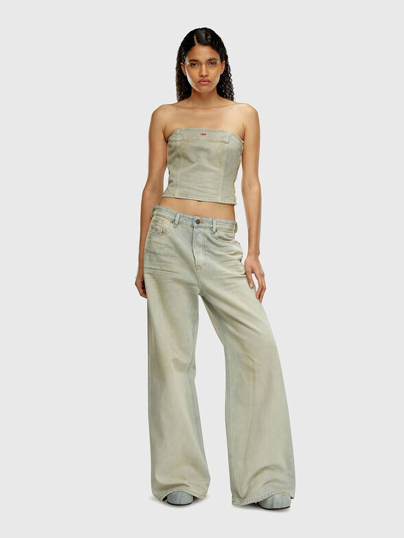 1996 D-SIRE flare jeans - 4