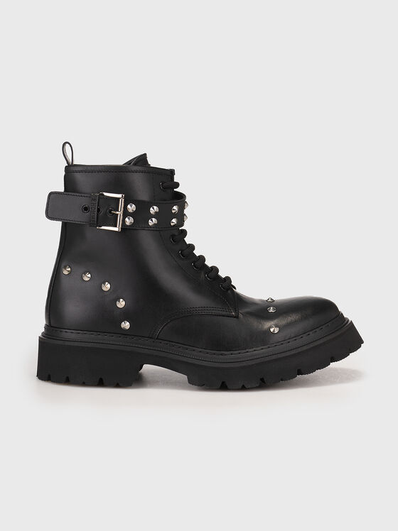 Leather boots with  studs  - 1