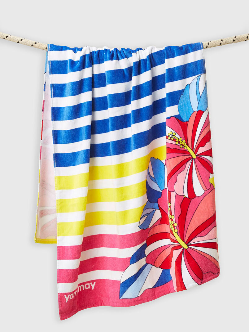 MARIS printed cotton beach towel - 3