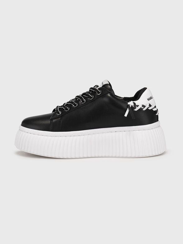 KREEPER LO black leather shoes - 4