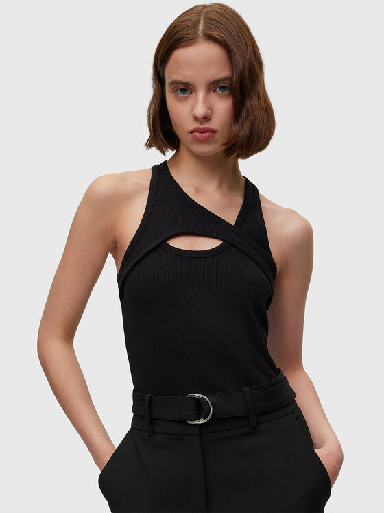 DELLCA black top in cotton blend - 1