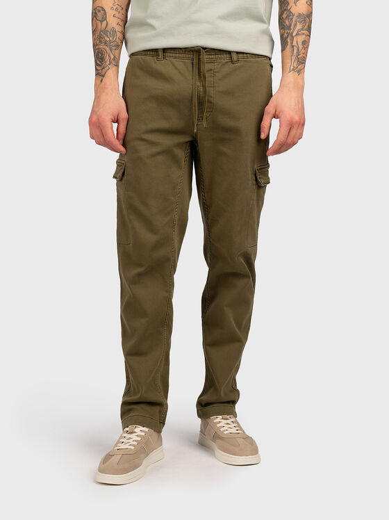 Pantaloni cargo verzi - 1