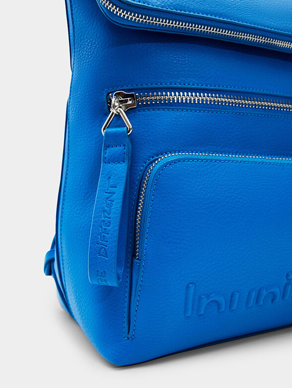 Eco leather backpack with embossed logo - 5