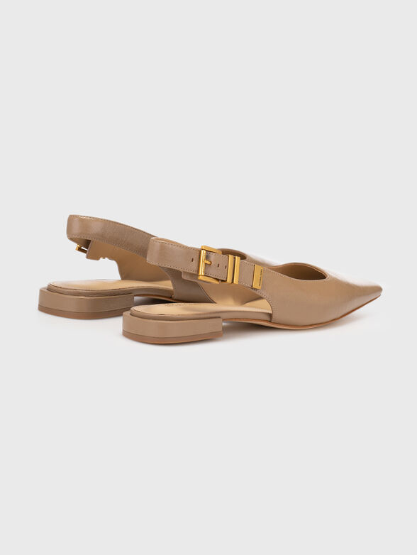 DARRINGTON crackled leather flat - 3