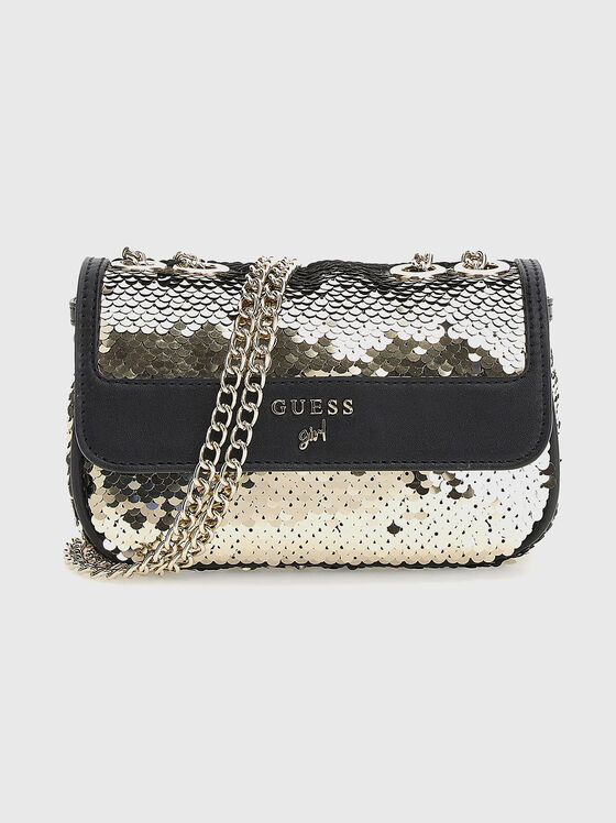 Crossbody with golden sequins - 1