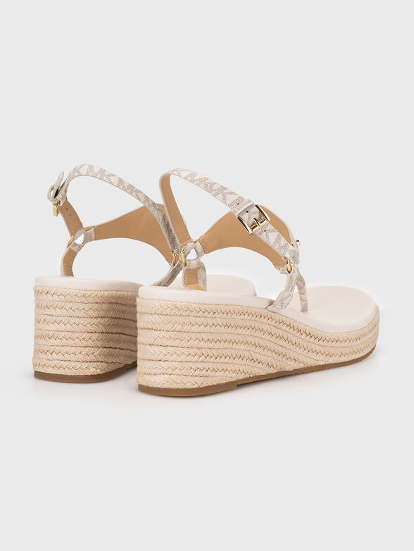 CASEY wedge sandals - 3