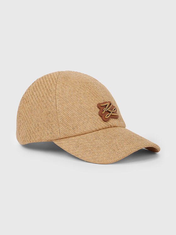 Șapcă de baseball tricotată cu logo accentuat - 1
