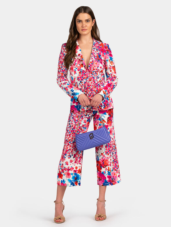 Blazer with floral motifs - 2