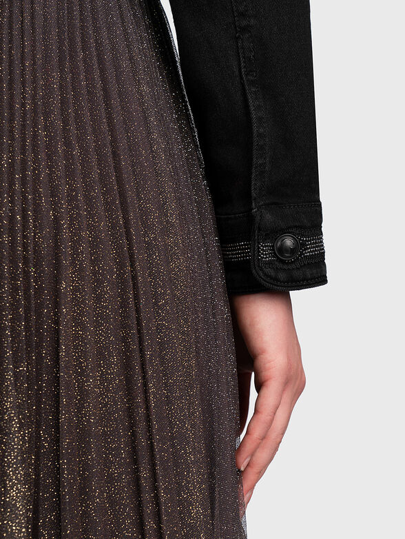 Denim jacket in black - 4