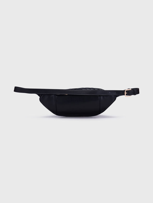 Black eco leather waist bag - 2