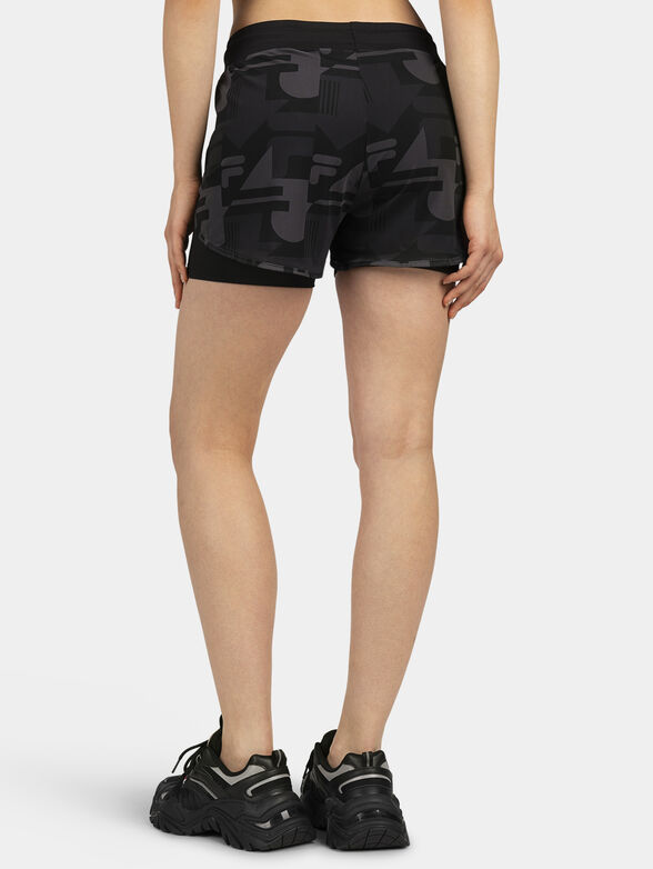 RAKOW sports shorts with print - 2