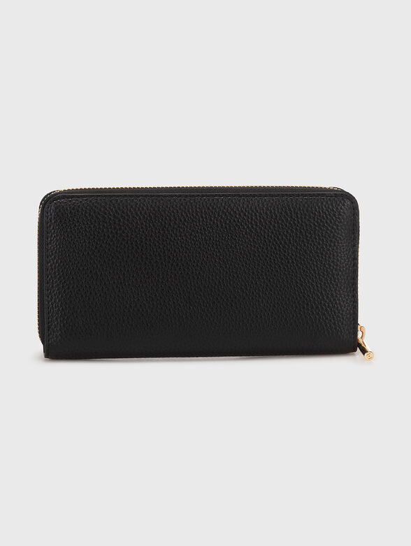 Black wallet with grainy texture - 2