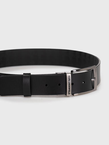 Reversible belt with metal buckle - 4