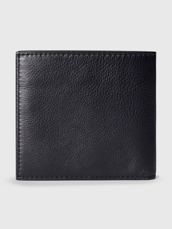 Leather wallet with logo  - 2