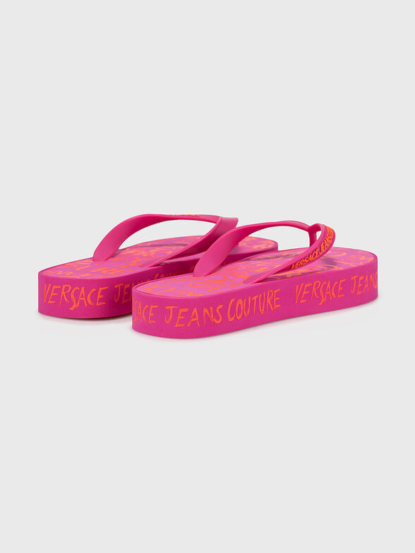 FONDO slippers in fucsia color - 3