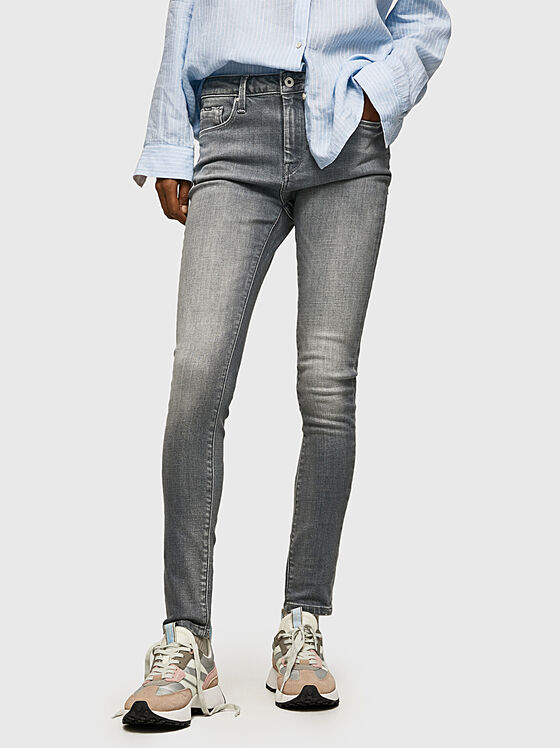 REGENT grey jeans with washed effect - 1