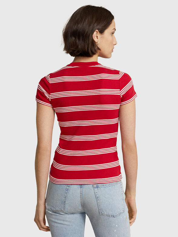 T-shirt with striped pattern - 3