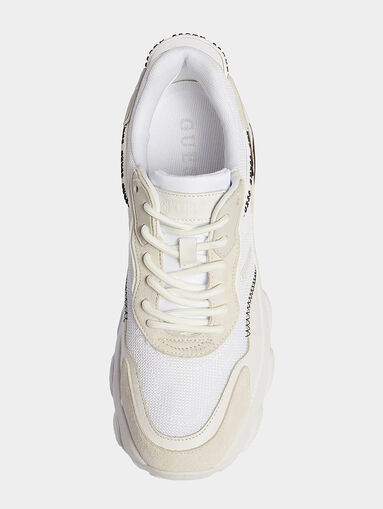 MICOLA beige sneakers - 4